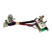 Kit de câblage pré-câblé pour guitare électrique - Interrupteur 3 voies - 1 volume - 1 tonalité - Potentiomètre 500 K - Pour circuit de préampli de guitare