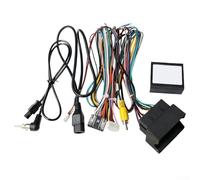 Kit de câble d'alimentation pour interface de navigation, adaptateur multimédia de voiture et faisceau d'unité principale compatible avec Magotan et 7 2017 pour