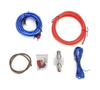 Kit de Câble D'amplificateur de Puissance Aramox, Amplificateur de Puissance de Voiture 10GA Subwoofer Haut-parleurs Audio Kit de