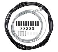 Kit de câble de dérailleur de vélo de 2 m, 4 câbles intérieurs en acier galvanisé, crochets en S, embouts et accessoires, câble de frein Bowden pour VTT, vélo de course, vélo pliant