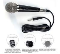 Kit de câble de Microphone dynamique filaire, de haute qualité, Audio, karaoké, chant, haut-parleur, adapté aux appareils micro et DVD de 1/4 pouces