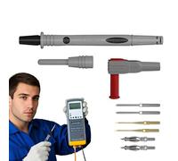 Kit de câble de test multimètre, sonde multimètre | Test de mangue sans glissement | pour aiguilles plus de test, kit de test de précision de remplacement