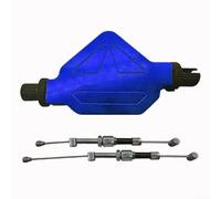 Kit de câble d'embrayage de moto, système de traction à levier de cascade, construction en métal CNC pour vélos tout-terrain et sur route, installation facile (bleu)