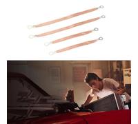 Kit de câble en cuivre pour courroie de moteur avec 4 fils de terre robustes pour une mise à la terre électrique fiable dans les systèmes de châssis de carrosserie de voiture et de camion, longueur de