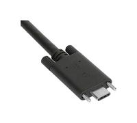 Targus Câble USB-C ACC1133GLX USB 3.2 Gen1 1 m Noir mâle‑mâle vis moletées avec attache USB‑A