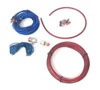 Kit de câbles audio RCA pour installation d’amplificateur, caisson de basse pour voiture