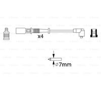 KIT De Câbles D'Allumage BOSCH 0 986 356 754 Pour FIAT, LANCIA