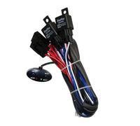 Kit de câbles de câblage de voiture, 4 voies (pour 4 lampes), double interrupteur marche/arrêt, 12V, 260W, Compatible avec halogène/xénon/barre Led 4x4 tout-terrain