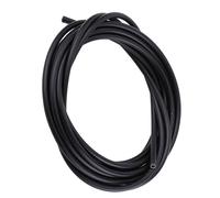 Kit de cables de cambio de bicicleta de 4 mm Juego de cables de cambio de marchas Cable de freno de bicicleta forrado para bicicletas de carretera Kit de accesorios de repuesto (Noire)