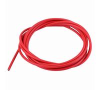 Kit de cables de cambio de bicicleta de 4 mm Juego de cables de cambio de marchas Cable de freno de bicicleta forrado para bicicletas de carretera Kit de accesorios de repuesto (Rouge)