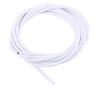 Kit de cables de cambio de bicicleta de 4 mm Juego de cables de cambio de marchas Cable de freno de bicicleta forrado para bicicletas de carretera Kit de accesorios de repuesto (Blanche)