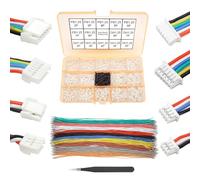 Kit de câbles et connecteurs pré-sertis GH1.25 à PB1.25 Compatible avec JST GH 1,25 mm et Molex PicoBlade 1,25 mm pour Pixhawk Cube 6C 6X Pixhawk4