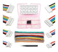 Kit de câbles et connecteurs pré-sertis SH1.0 vers PB1.25 compatible avec JST SH 1,0 mm Molex PicoBlade 1,25 mm pour I2C Qwiic Stemma QT Wire FPV Drone FPV Contrôleur de vol SpeedyBee F405 Holybro