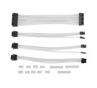 Kit de câbles gainés de protection flexibles pour PC monté, rallonge de câble gainée de qualité supérieure avec peignes, câblage en cuivre