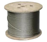 Kit de câbles métalliques, câbles en Acier, Câble métallique en Acier Inoxydable 304, 10-100M, 0.3-8mm, Corde à Linge de Levage pêche(Diameter 2mm,50 Meter)