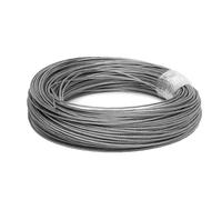 Kit de câbles métalliques, câbles en Acier, Câble métallique en Acier Inoxydable 7x7, diamètre 0.8-2mm, 100m, for soulever la Corde à Linge de pêche(Diameter 1mm)
