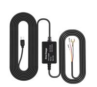 Kit de câbles pour caméra embarquée, 3,2 m Type-C 3 câbles avec fusible ACC 12 V-24 V vers 5 V USB-C Protection basse tension pour chargeur de caméra Nextbase Cordon d'alimentation pour caméra