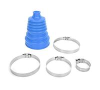 KIT DE CACHE-POUSSIÈRE UNIVERSEL EN CAOUTCHOUC POUR ESSIEU CV AVEC TÊTE À ROTULE EN SILICONE POUR TOUS LES VÉHICULES (Bleue)
