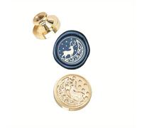 Kit de cachet de cire en laiton avec inscription « Thank You » - 2,5 cm - Pour cartes d'invitation - Style 3