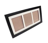 Kit de Cadre d' pour bébé, Kit d'empreinte de Main de bébé DIY Faisant 3 Grilles de Style Rustique, Décoratif, Pratique pour les Nouveau-nés à Décorer (12)