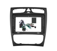 Kit De Cadre D'autoradio 2 Din pour Mercedes pour Benz Classe C W203 Classe CLK W209 Classe G W463 pour Vito pour Viano W639(Frame an Cord)
