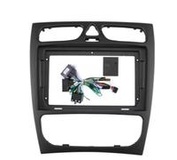 Kit De Cadre D'autoradio 2 DIN pour Tableau Bord pour Mercedes pour Benz Classe C G CLK W203 W209 W463 pour Vito pour Viano W639(Frame an Cord)
