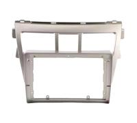 Kit De Cadre D'autoradio 2 DIN pour Toyota pour Vios 2007-2012, Garniture De Tableau De Bord Stéréo Panneau D'autoradio(Frame-Silver)