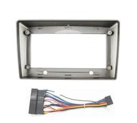Kit De Cadre D'autoradio Adaptateur De Câble De Façade pour Hyundai H-1 pour Starex I800 pour ILoad pour IMax MENSUNUBNM(Silver Frame Cable)