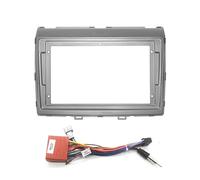 Kit de cadre d'autoradio Compatible avec MPV 8 2006 - 2016, installation stéréo automatique du panneau de tableau de bord, garniture de façade, plaque frontale Cadre de navigation(Fascia and cable)