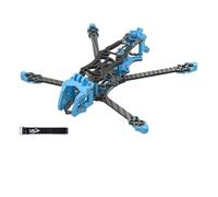 Kit de Cadre de Drone FPV EVA 4 Pouces en Fibre de Carbone, Ultra-léger 72 g, Compatible avec DJI O3, O4, O4 Pro, Vista, 180mm x 186mm(KIT D DC)