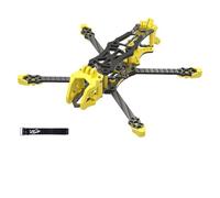 Kit de Cadre de Drone FPV EVA 4 Pouces en Fibre de Carbone, Ultra-léger 72 g, Compatible avec DJI O3, O4, O4 Pro, Vista, 180mm x 186mm(KIT O XH)