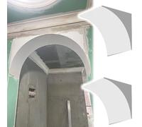 Kit de cadre de porte en arc, Kit de garniture d’arche de porte en mousse blanche, paquet de 2 tailles multiples(47x47x47cm/18.5x18.5x18.5")