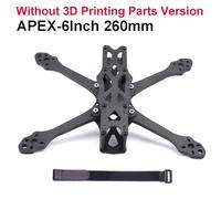 Kit de Cadre de quadricoptère en Fibre de Carbone LS5 Pouces 225 mm 225/6 Pouces 260 mm/295 mm, Bras de 5,5 mm for modèle de Drone de Course(6Inch No Pringting)