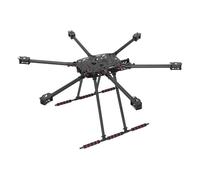 Kit de Cadre Drone ZD850PRO entièrement en Fiber Carbone, 1 pièce, avec Train d'atterrissage Non Pliable, Bras for Avion FPV DIY Hexacopter(ZD850 Pro)