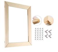 Kit de cadre en bois massif pour projets créatifs - 140 x 30 cm - Pour impressions d'art, affiches et peintures à l'huile