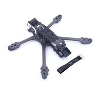 Kit de Cadre en Fiber de Carbone de 5 Pouces, Compatible avec Les modèles de Drones, modèles de quadrirotor, modèles UAV Compatible avec unité aérienne O3 Vista RC(A Analog Black)