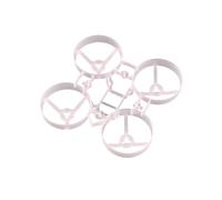 Kit de Cadre FPV 65 mm Compatible avec Drones TinyWhoop Compatible avec 1S 0603 sans balais Mobula6 et Mobula6 HD(White)