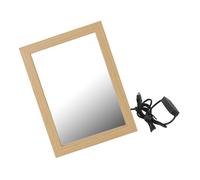 Kit de cadre imprimé 3D interchangeable - Panneau lumineux LED - Assemblage facile - Remplacement pour la maison et le bureau - Kit de panneau lumineux LED en relief