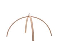 Kit de Cadre Mobile en Bambou et Bois pour Berceau DIY | Cadre Suspendre Bois, Style Nordique Beige, Montage Simple, Réutilisable, pour Chambre de Bébé