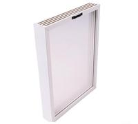 Kit de cadre photo familial à faire soi-même offrant une solution de bricolage complète avec quatre couches pour préserver les précieux souvenirs et personnaliser les espaces de vie (blanc)