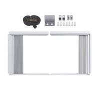 Kit de cadre pour tableau latéral de climatisation - Kit de joint de fenêtre - Kit d'isolation de fenêtre pour unité de climatisation - Courant alternatif réglable - Parois latérales isolées pour