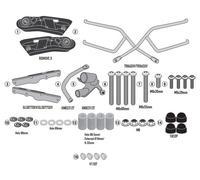 Kit De Cadres Latéraux GIVI TR1171 Pour Sacs Souples, Honda CB 500 X