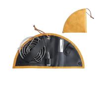 Kit de café de camping - Porte-papier filtre, sac de rangement pour cuillère avec design compact, vaisselle d'extérieur avec étui portable, ensemble de café, équipement de voyage pour profiter d'une