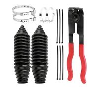 Kit De Cage À Billes D'engrenage De Voiture - Biellette De Direction En Silicone, Ensemble De Cache-poussière À Ajustement Flexible, Système De Protection De Pignon De Crémaillère, Pièces De Protectio