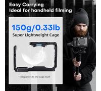 Kit De Cage De Caméra Avec Poignée Supérieure Pour Sony Fx3/Fx30, Compatible Avec La Poignée Xlr D'Origine Avec Pince Pour Câble Hdmi, Griffe Froide Et Rail Otan[Z4227]