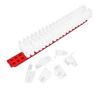 Kit de cage pour reine des abeilles | 46 cages d'élevage en plastique avec bande de transport | Accessoires d'apiculture sécurisés pour le transport des reines/gestion des