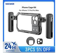 Kit de cage pour téléphone NEEWER pour iPhone 17 Pro/Pro Max, accessoires de stabilisation vidéo avec anneau de filtre 67 mm, plaque arrière pour objectif 17 mm 9