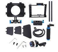 Kit de Cage vidéo pour caméscope DSLR en Aluminium, système de réalisation de Films avec Mise au Point de Suivi, Conception Ergonomique pour vidéastes et cinéastes Professionnels,