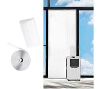 Kit de calfeutrage climatiseur mobile pour portes coulissantes