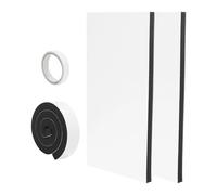 Kit de Calfeutrage de Fenêtre pour Climatiseur - 2 Pièces Haute Densité à Absorption Phonique 43x23 cm,Kit Blocs Mousse Latéraux Climatiseur Fenêtre - pour Maison Bureau Appartement Chambre